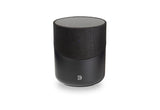 Bluesound PULSE M Schwarz Streaming-Lautsprecher - Schrägansicht mit Bedienfeld oben