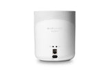 Bluesound PULSE M Weiß Streaming-Lautsprecher - Rückseite mit Anschlüssen (LAN, USB)