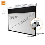 celexon Leinwand Rollo Economy 305x172 - Maßzeichnung mit Abmessungen