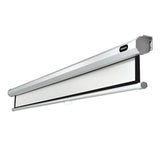 Celexon Leinwand Rollo Economy 160x90 - Schrägansicht Gehäuse