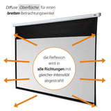 celexon Leinwand Rollo Economy 240x135 - Diffuse Oberfläche Detail