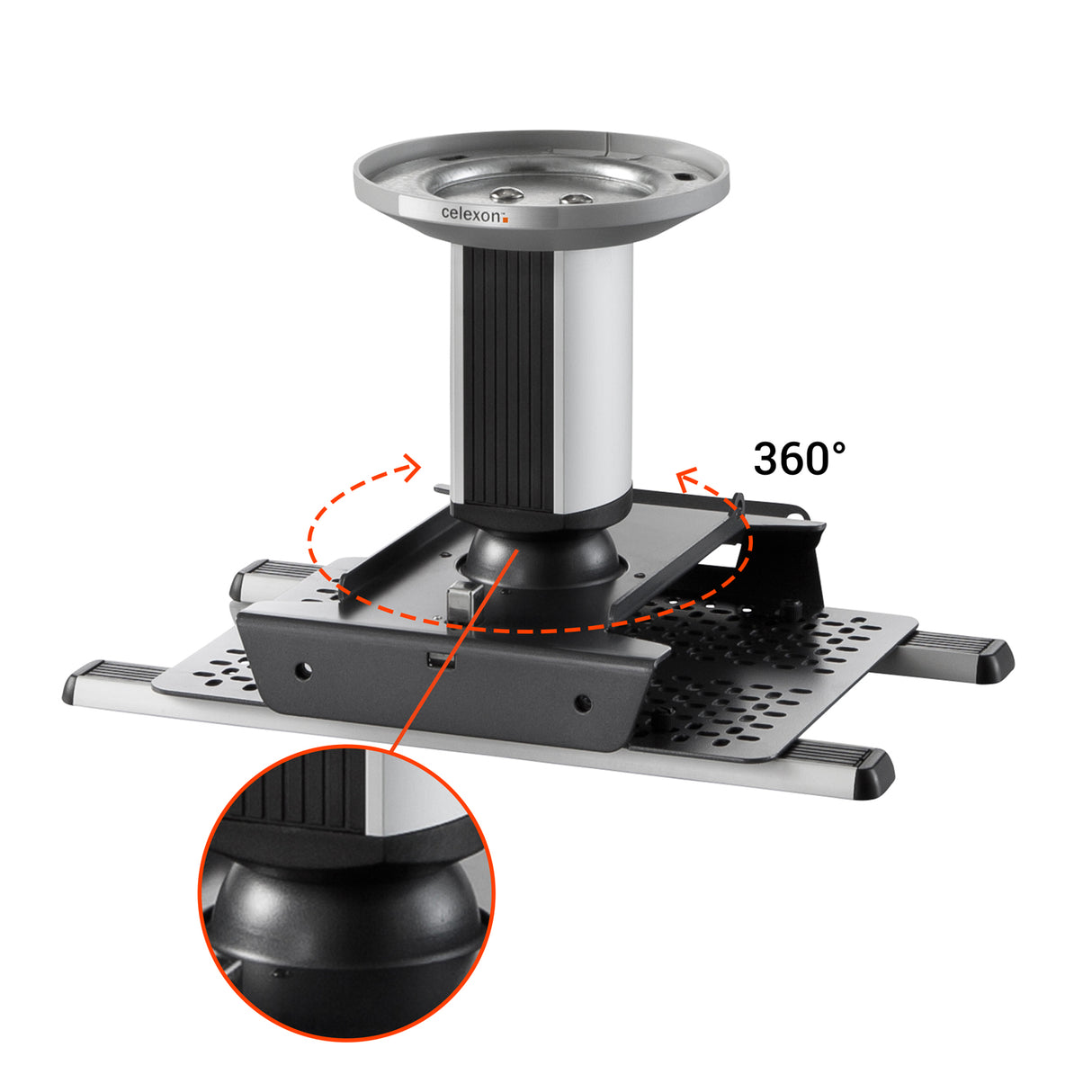 Celexon universal MultiCel 1500 Expert - Detail 360 Grad Drehung