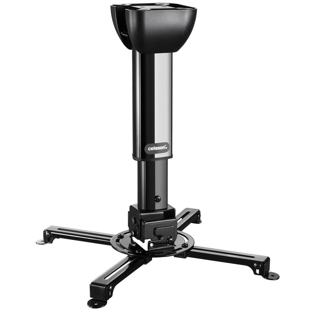 Celexon 4060 Pro Beamer-Deckenhalterung Schwarz - Schrägansicht