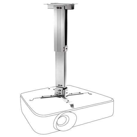 Celexon Beamerhalterung MultiCel63100S - Illustration Montage am Beamer