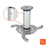 Celexon Beamerhalterung PS 815 - Detail Befestigungsschrauben mit Traglast 10 kg