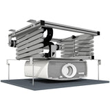 Celexon Deckenlift PL2000 Plus - Schrägansicht mit montiertem Beamer