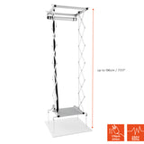 Celexon Deckenlift PL2000 Plus - Maßzeichnung maximale Hubhöhe 196 cm