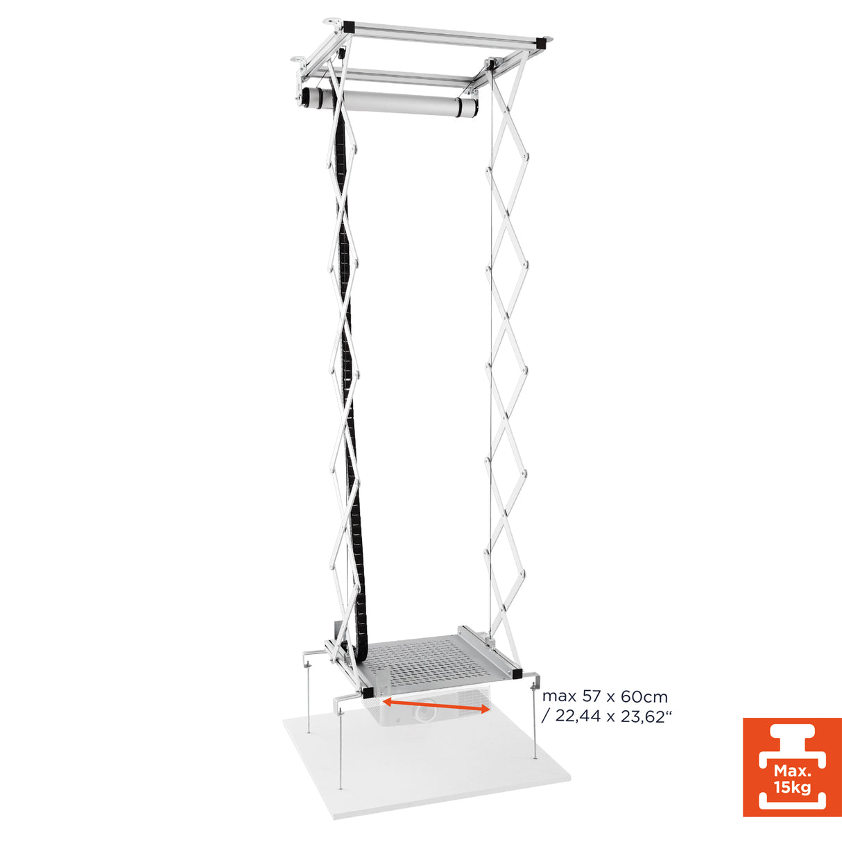 Celexon Deckenlift PL2000 - Technische Daten und maximale Traglast