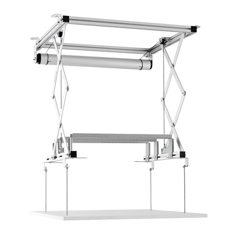 Celexon Deckenlift PL400 HC Plus - Maßzeichnung eingefahren
