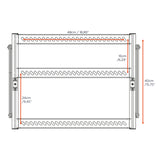 Celexon Deckenlift PL400 HC Plus - Schrägansicht Lift ausgefahren mit Beamer