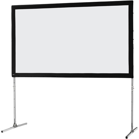 celexon Faltrahmen Leinwand Mobil Expert 203x114 cm - Frontansicht auf Standfüßen