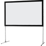 celexon Faltrahmen Leinwand Mobil Expert 305x190 cm - Frontansicht auf Standfüßen