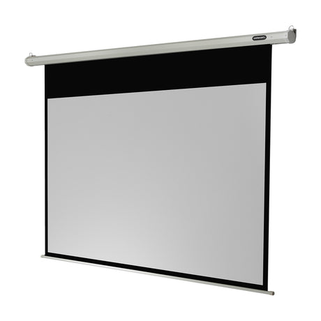 celexon Leinwand Motor Economy 160 x 90 cm - Schrägansicht
