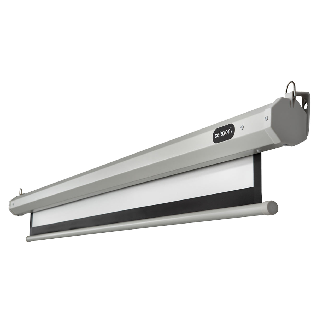 celexon Leinwand Motor Economy 200 x 113 cm - eingerollte Leinwand im Gehäuse