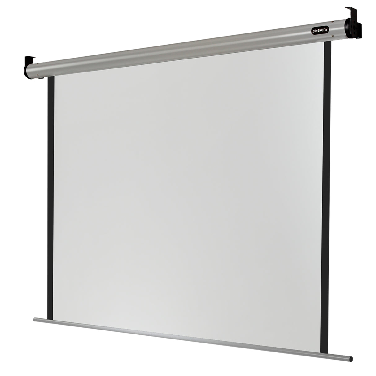 Celexon Leinwand Motor HomeCinema 200x200 - Maßzeichnung mit Abmessungen