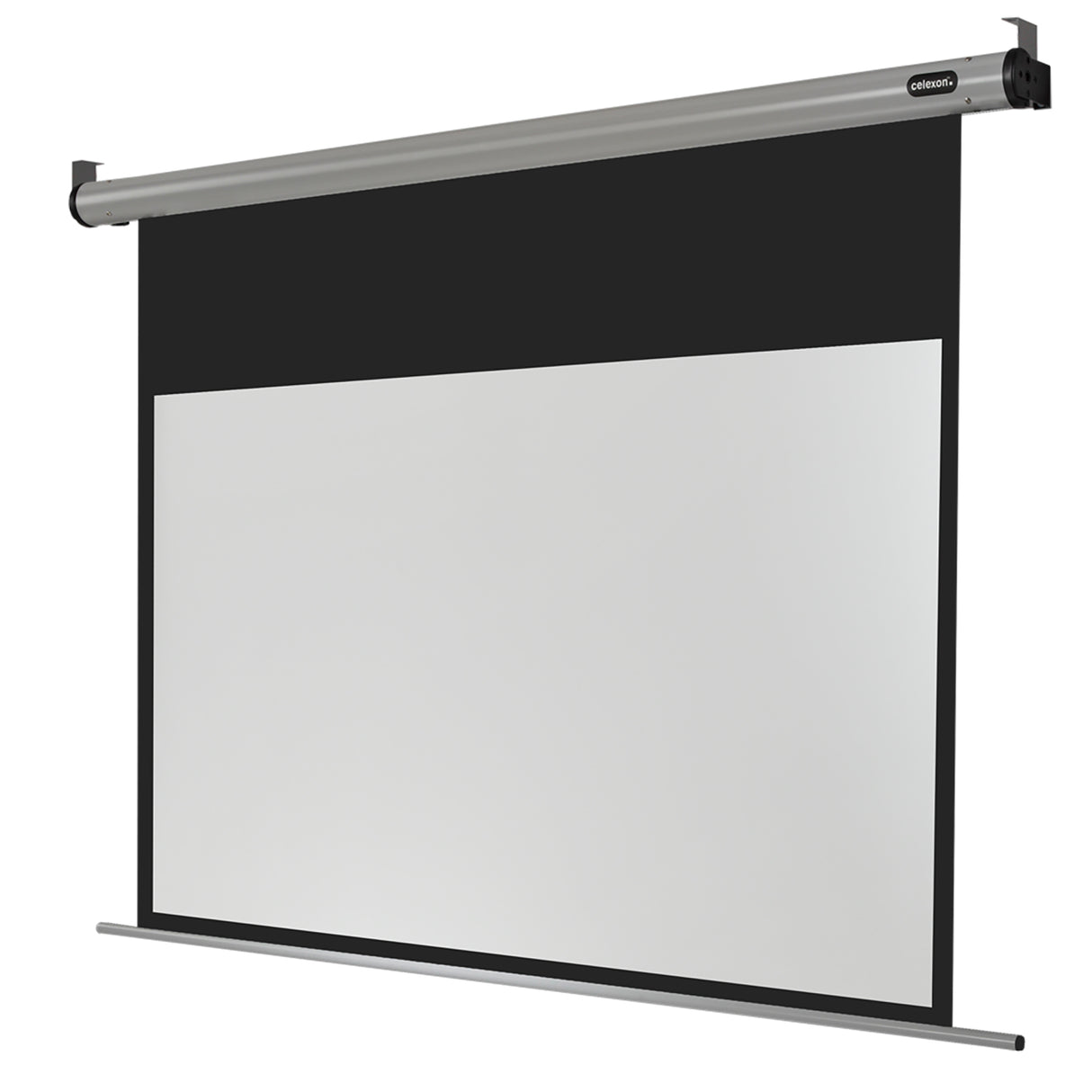 Celexon Leinwand Motor HomeCinema 220 Zoll - Detail Rand oben und unten