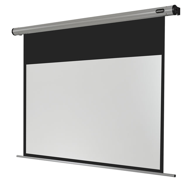 Celexon Leinwand Motor HomeCinema 240 Zoll - Schrägansicht