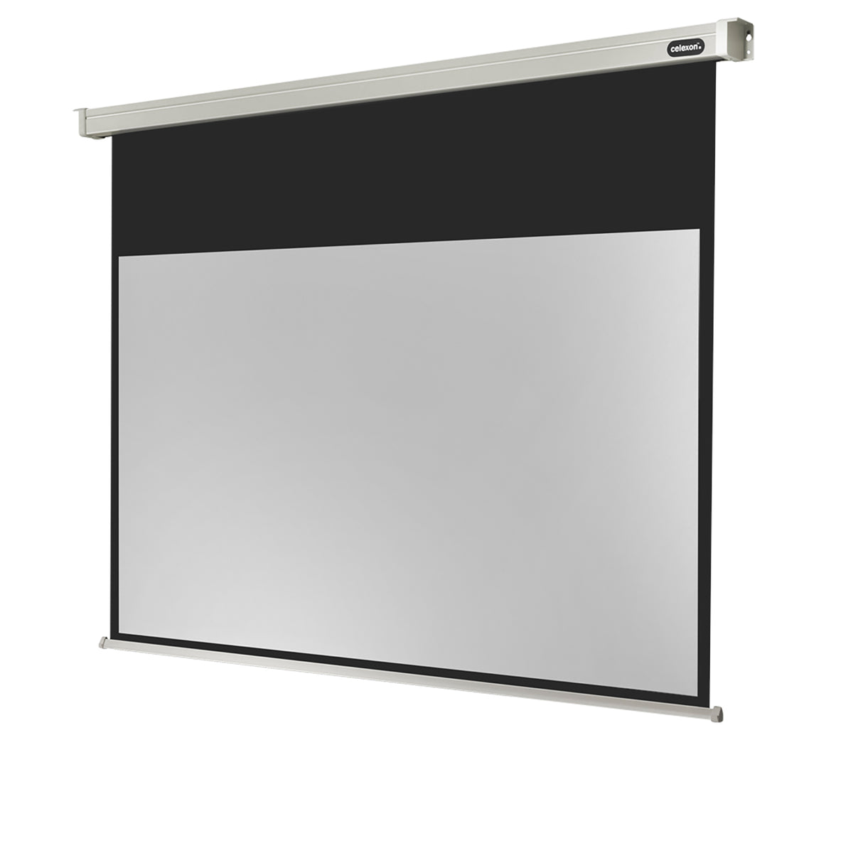 Celexon Leinwand Motor Professional 300 Zoll - Schrägansicht