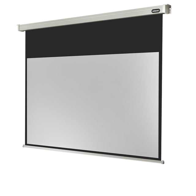Celexon Leinwand Motor Professional 300 Zoll - Schrägansicht