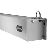 Celexon Leinwand Motor Professional Plus 180 Zoll - Detail Gehäuse mit Logo