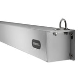 Celexon Leinwand Motor Professional Plus 200 Zoll - Detail Gehäuse mit Logo