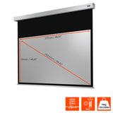 Celexon Leinwand Motor Professional Plus 220 Zoll - Maßzeichnung mit Abmessungen