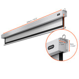 Celexon Leinwand Motor Professional Plus 240 Zoll - Detail Gehäuseende mit Ösen