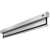 Celexon Leinwand Rollo Professional Plus 180 x 101 cm - Schrägansicht Gehäuse von unten