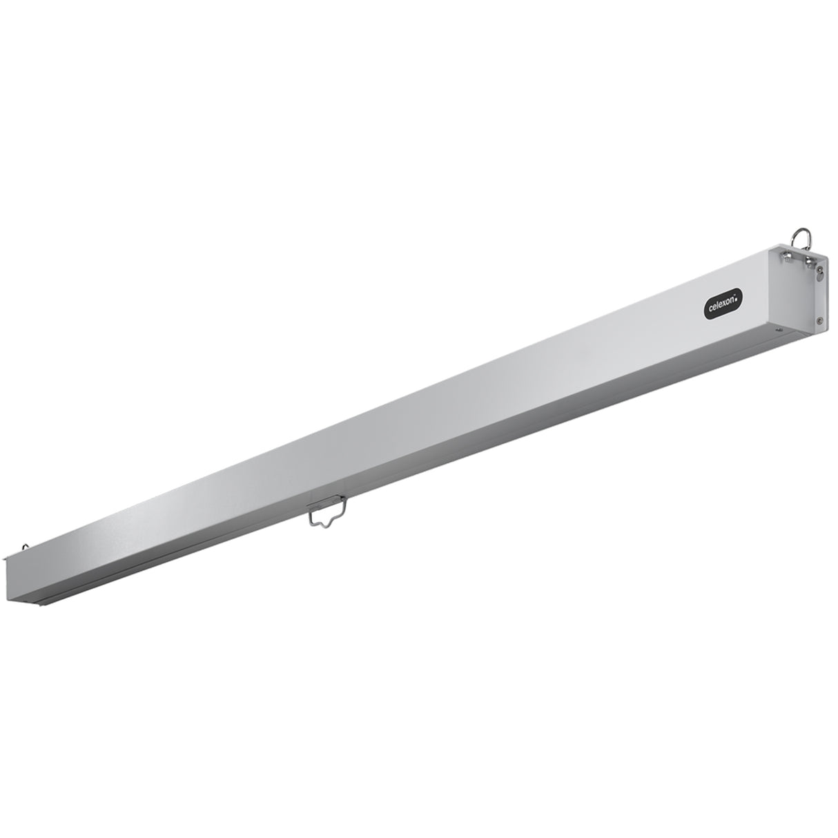 Celexon Leinwand Rollo Professional Plus 240 x 135 cm - Schrägansicht Gehäuse