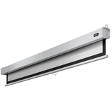 Celexon Leinwand Rollo Professional Plus 240 x 135 cm - Schrägansicht Gehäuse von unten