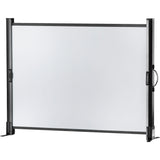 Celexon Tischleinwand Mobil Professional 102 x 76cm - Schrägansicht aufgestellt