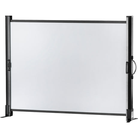 Celexon Tischleinwand Mobil Professional 102 x 76cm - Schrägansicht aufgestellt