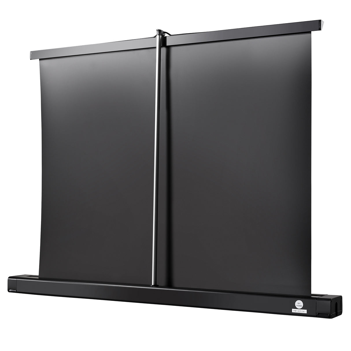 Celexon Tischleinwand Professional Mini Screen 66 x 37cm - Rückansicht eingerolltes Tuch