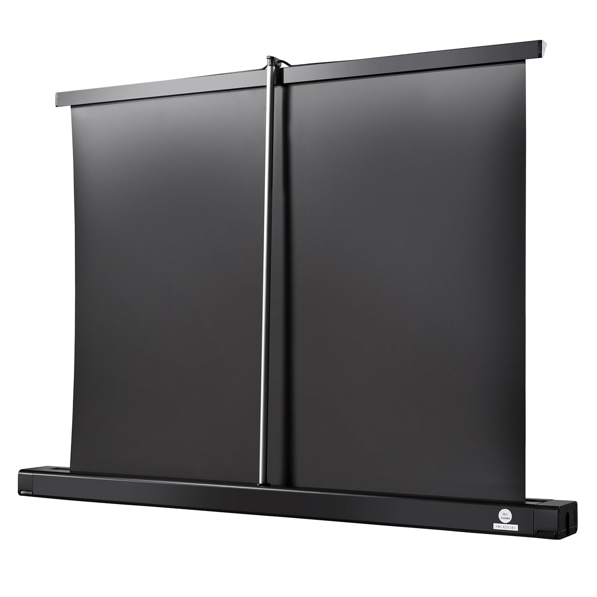 Celexon Tischleinwand Professional Mini Screen 81 x 61cm - Rückansicht eingerolltes Tuch