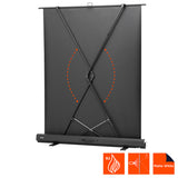Celexon Ultramobil Plus Professional 160 x 120 cm - Rückseite mit Aufbaumechanik