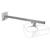Celexon Wandhalterung Multicel WM1200 120cm - Ansicht mit Beamer-Silhouette