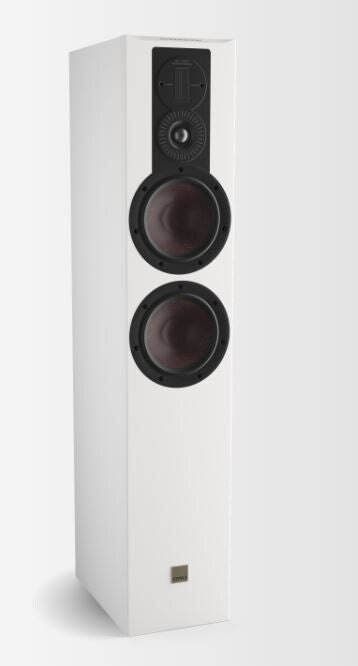 DALI Opticon 6 MKII Matt Weiss Standlautsprecher - Schrägansicht