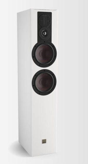 DALI Opticon 6 MKII Matt Weiss Standlautsprecher - Schrägansicht