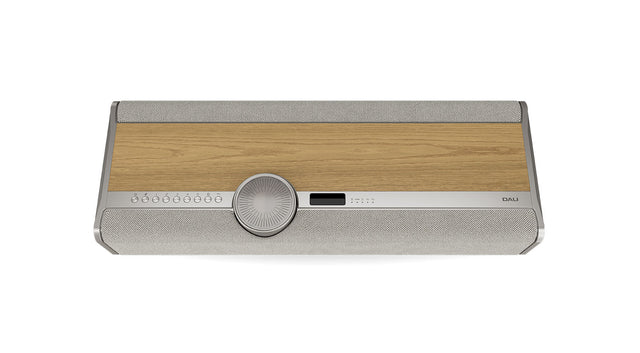 Dali Vega Eiche Hell Soundbar - Frontansicht