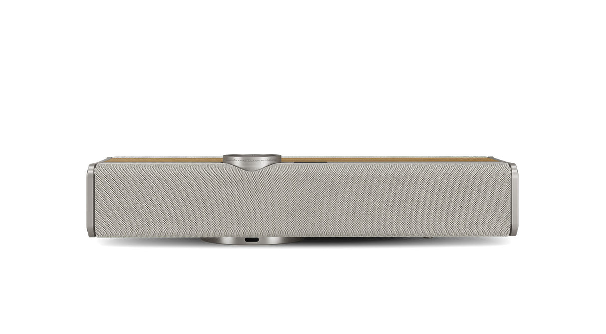 Dali Vega Eiche Hell Soundbar - Frontansicht mit Holzleiste