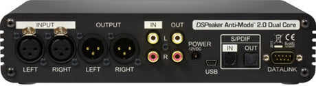 DSPeaker Anti-Mode 2.0 Dual Core - Rückseite mit Anschlüssen