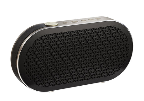 Dali Katch G2 Schwarz Bluetooth Lautsprecher - Schrägansicht mit Bedienelementen