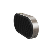 Dali Katch G2 Schwarz Bluetooth Lautsprecher - Schrägansicht mit Anschlussklappe