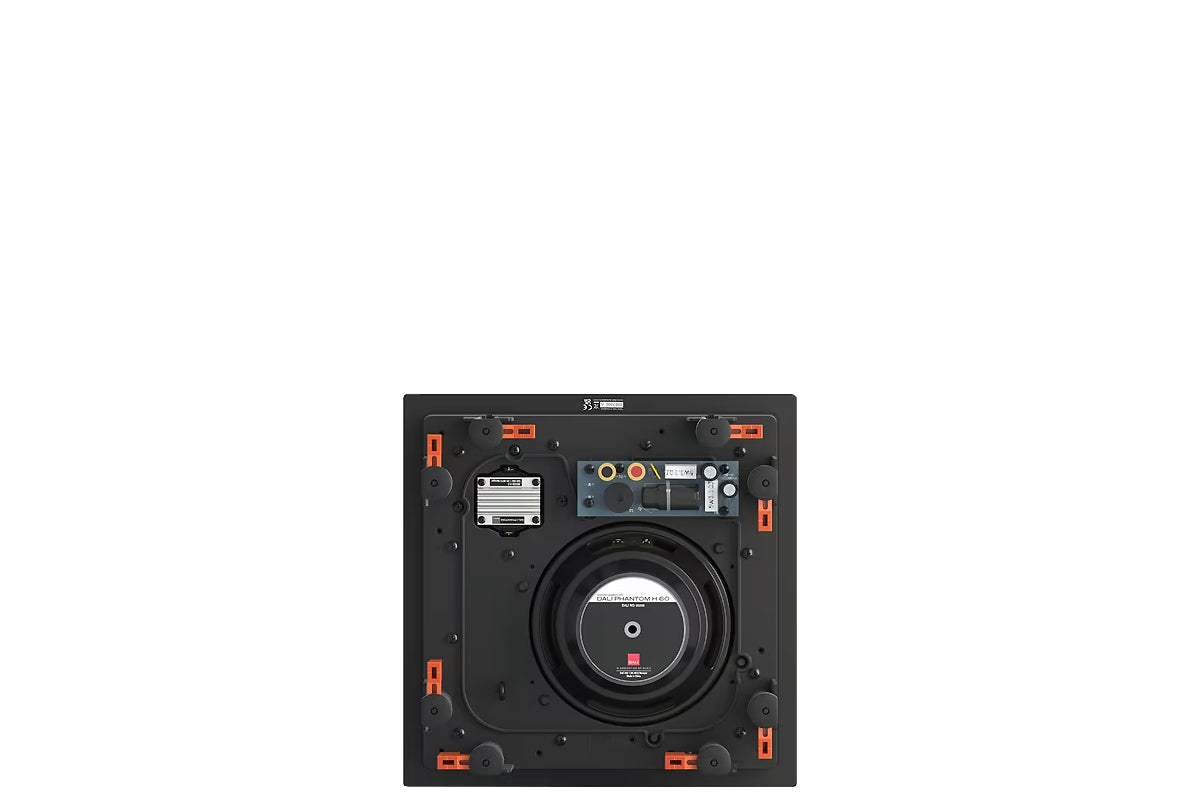 DALI PHANTOM H-60 In-Wall Lautsprecher - Frontansicht mit Abdeckgitter