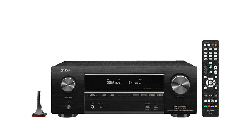 Denon AVR-X2500H AV-Receiver mit Fernbedienung und WLAN-Antenne