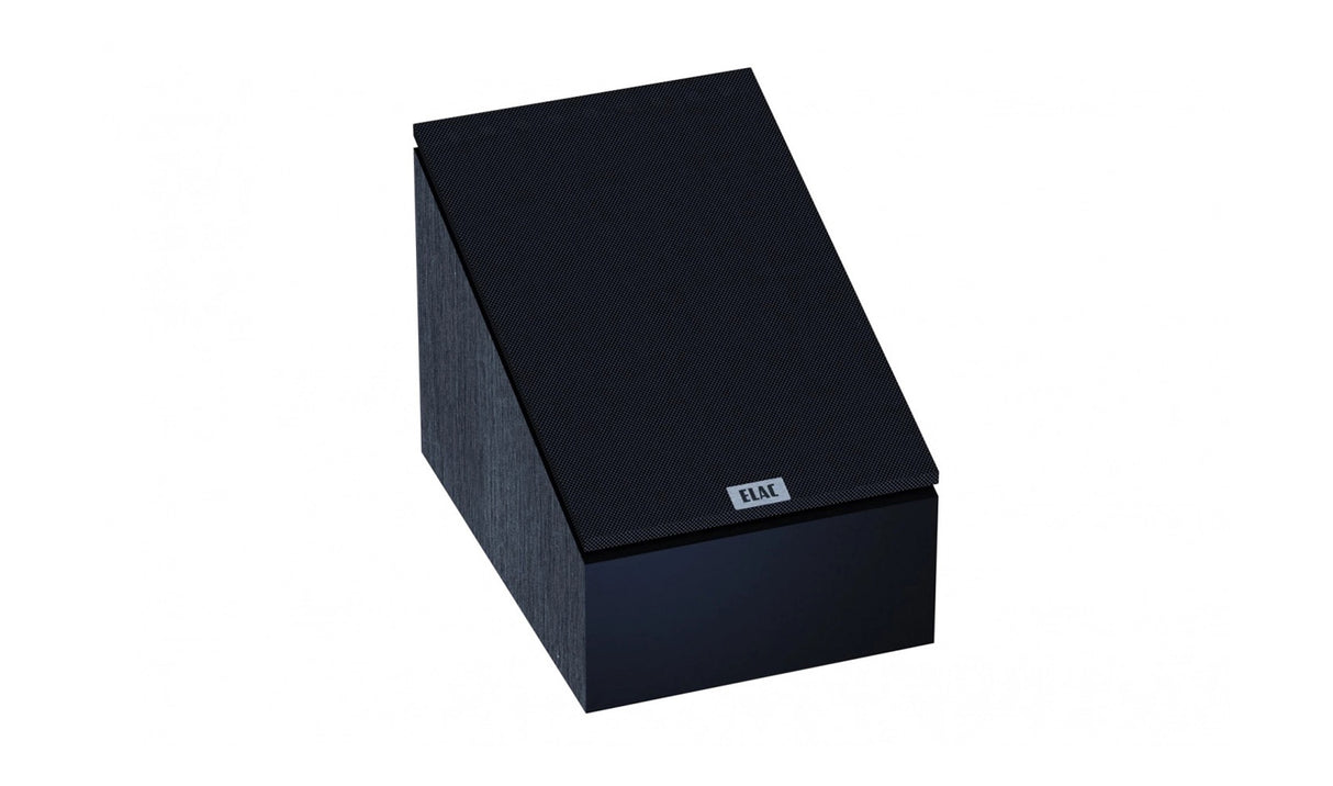ELAC Debut 3.0 DA43-BK Atmos Lautsprecher - Rückseite mit Anschlüssen
