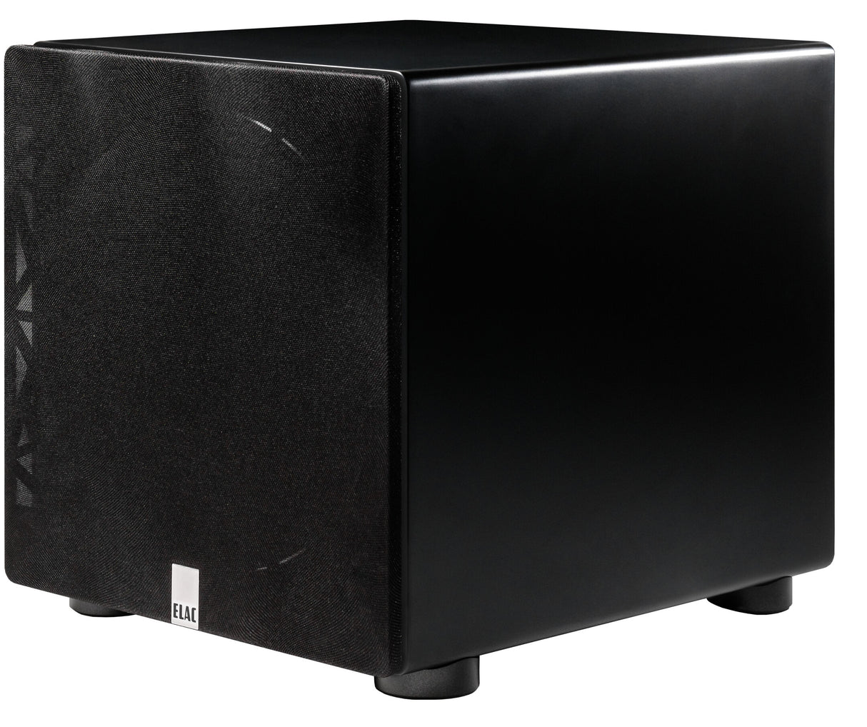 ELAC Reference RS500-SB Subwoofer - Rückseite mit Stoffbespannung