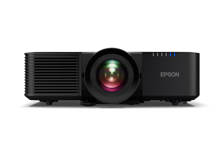 Epson EB-L695SU Golf Beamer Schwarz - Frontansicht Detail Objektiv