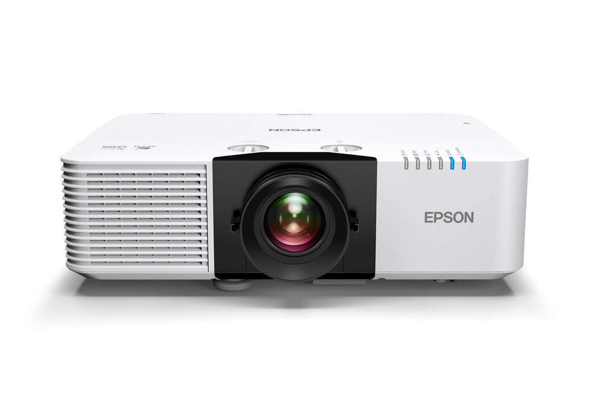 Epson EB-L890E 4K HDR Laser Golf Beamer - Frontansicht mit Bedienelementen
