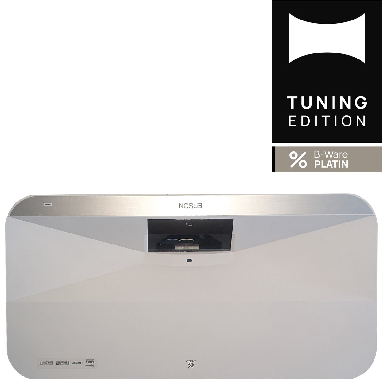 Epson EH-QS100W Beamer mit 4K PRO-UHD, 4500 Lumen und Superkurzdistanz-Technologie für beeindruckende Heimkino-Erlebnisse - B-Ware Platin